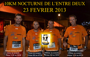 10KM NOCTURNES DE L'ENTRE DEUX 2013